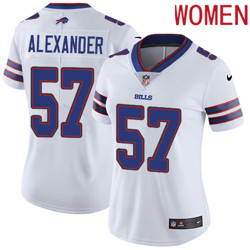 2019 Women Buffalo Bills #57 Alexander white Nike Vapor Untouchable Limited NFL Jersey->san francisco 49ers->NFL Jersey